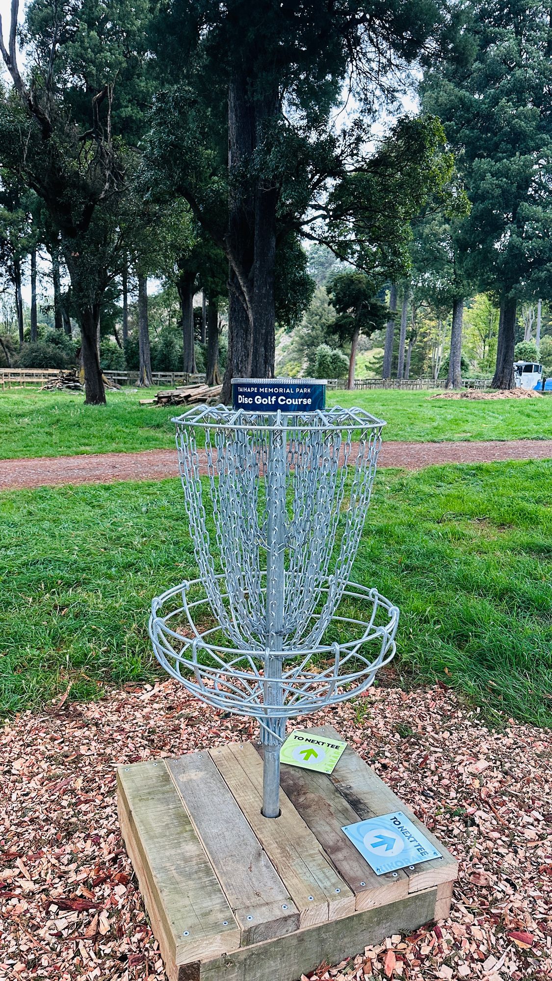 Basket 1 - great signage throughout whole course