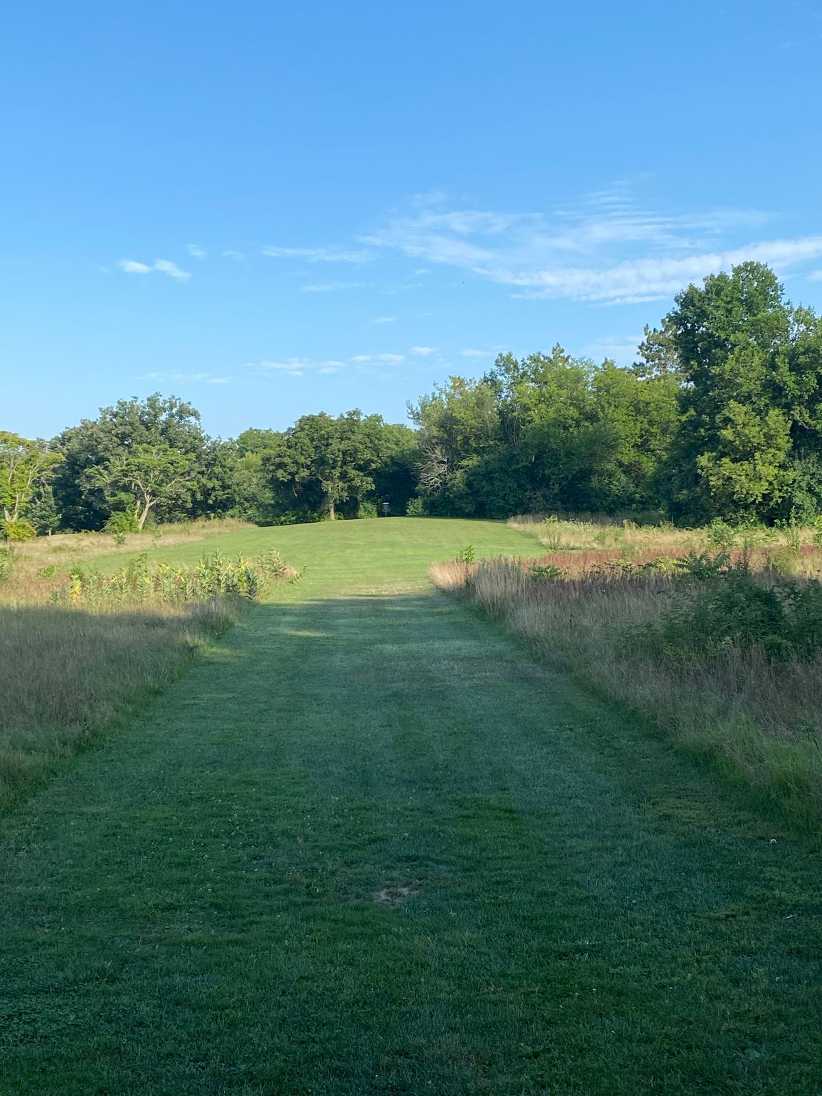 Hole 13 from the tee pad.