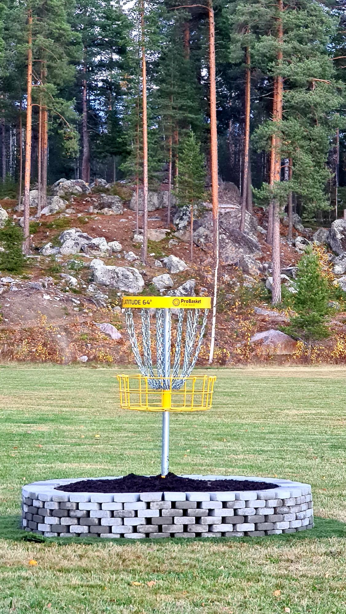 Hål 18 från berget