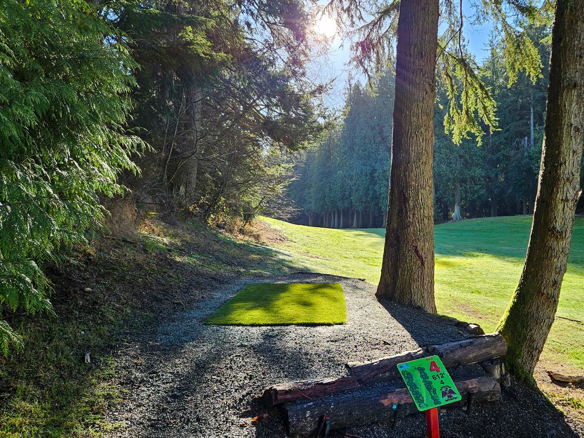Hole 4 tee pad