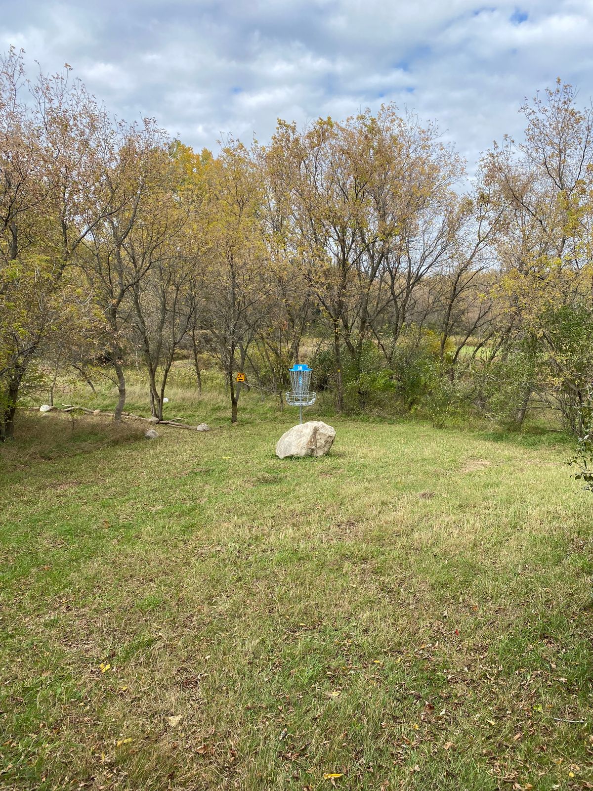 Hole 18 basket