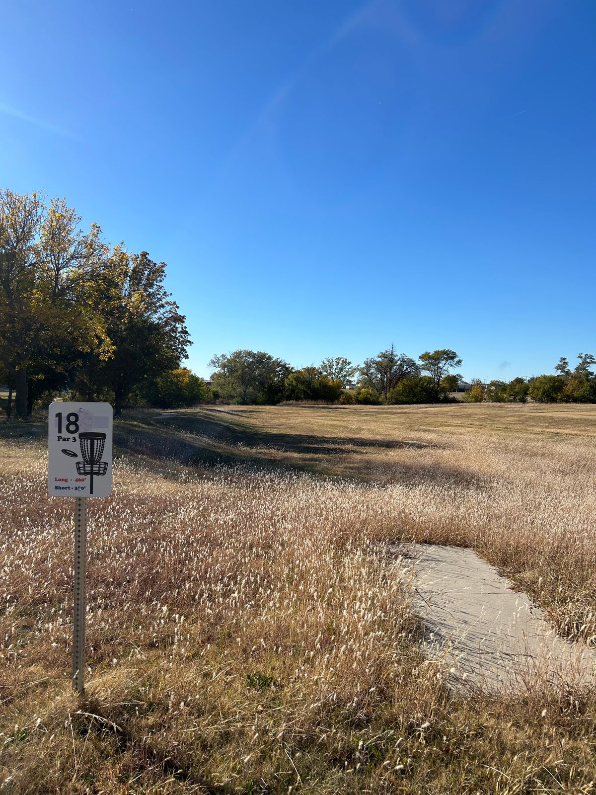 Hole 18 tee