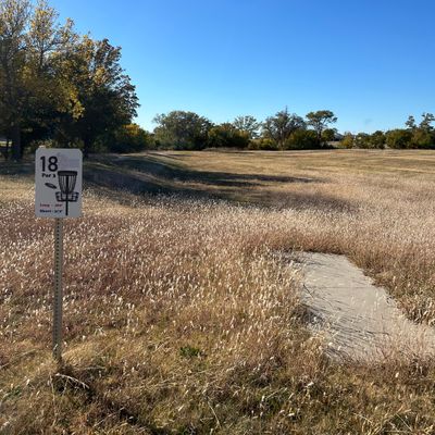 Hole 18 tee