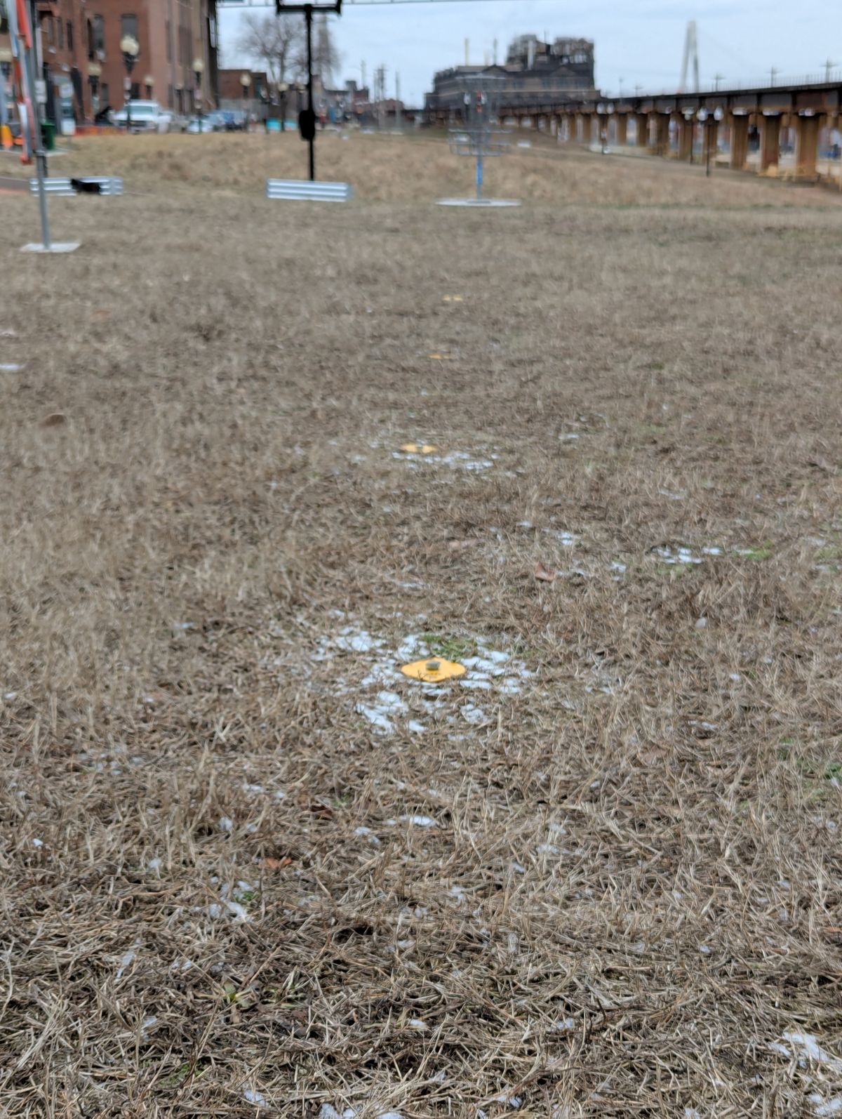 Markers every 6 feet