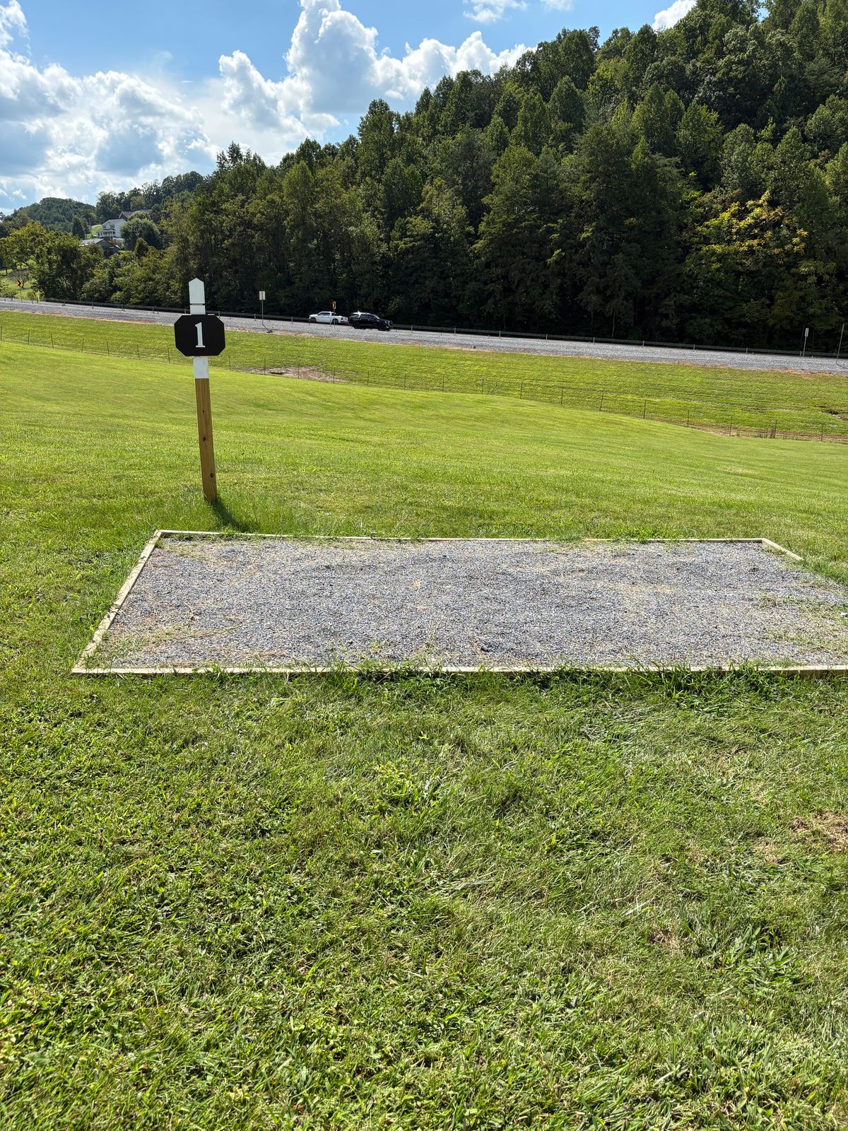Hole 1 tee box