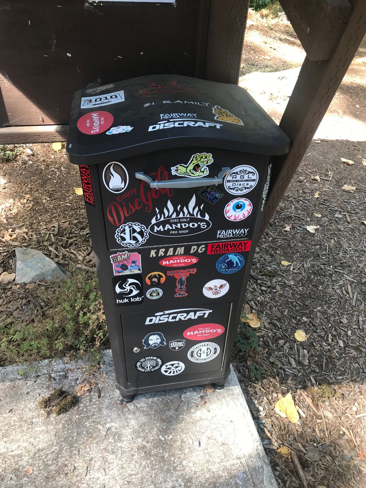 Drop Box at the parking lot.