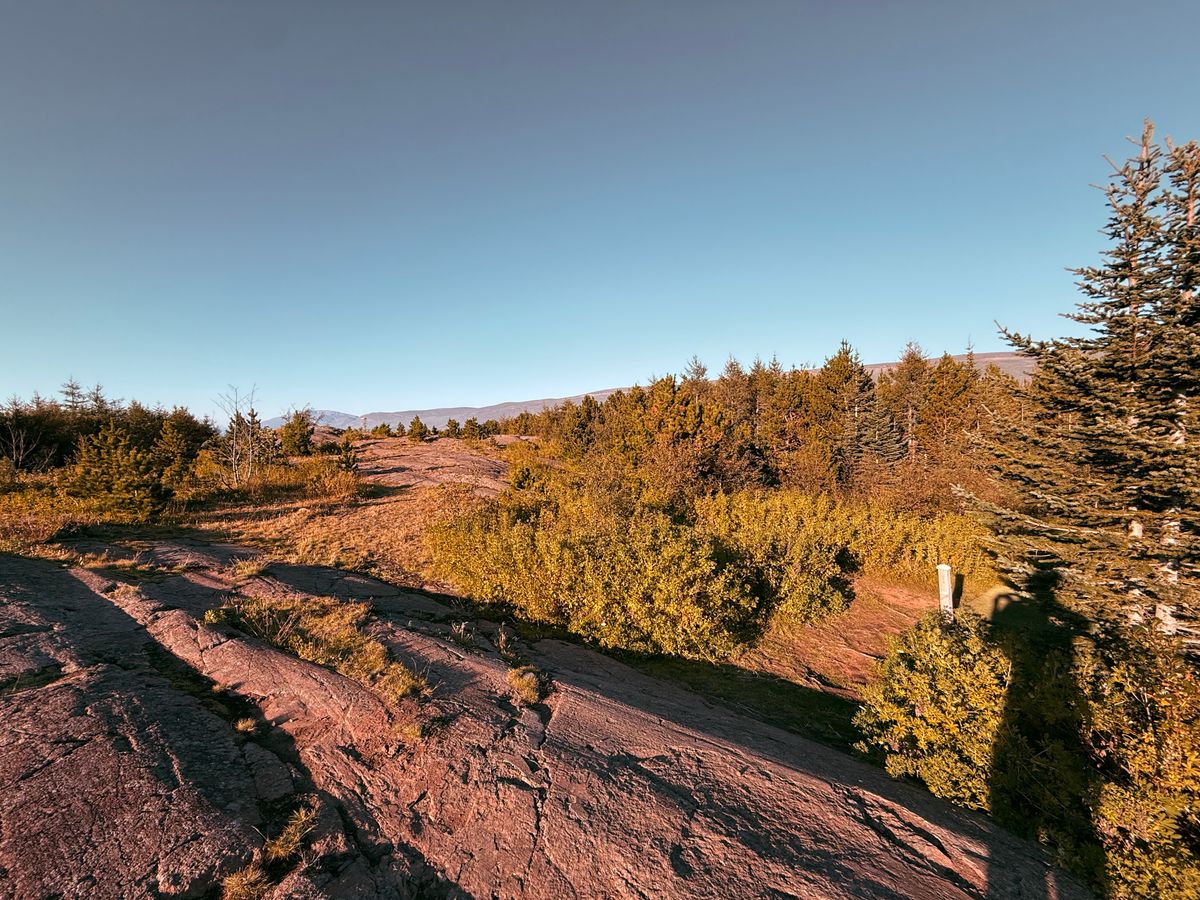 Scenic view on the hilltop