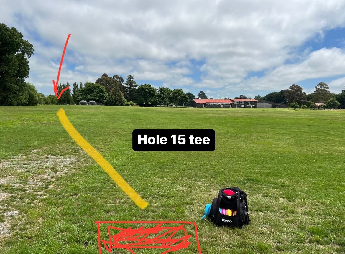 Hole 15 tee