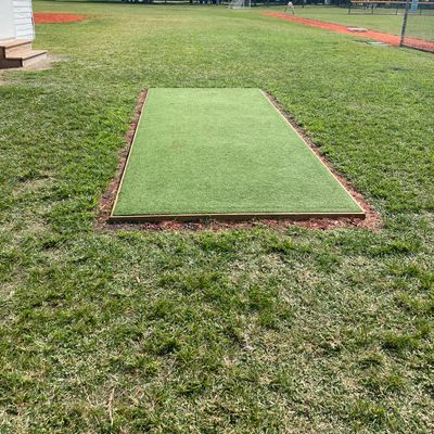 New tee pad on hole #1