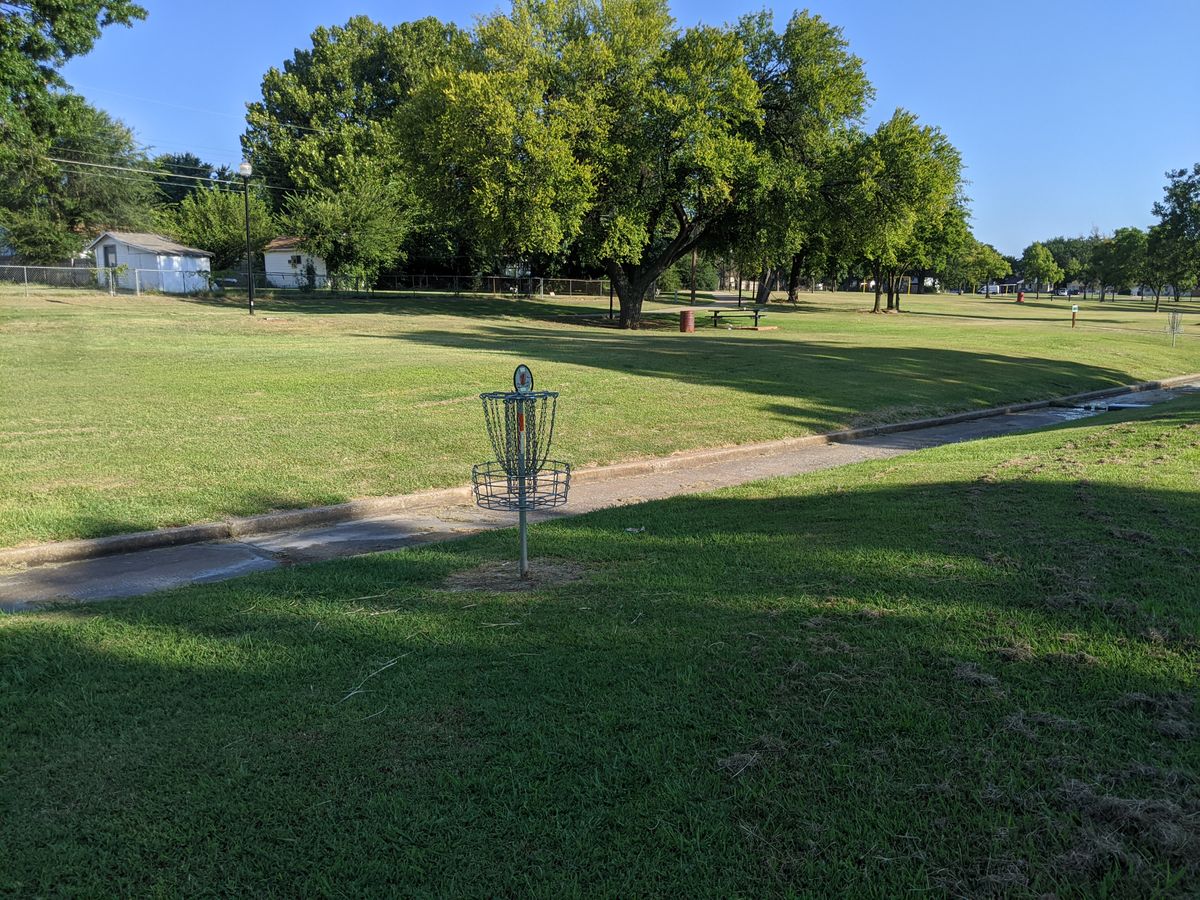 Hole 1 basket