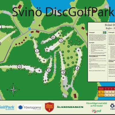 Svinö DiscGolfPark - 9 holes, BB1-rating