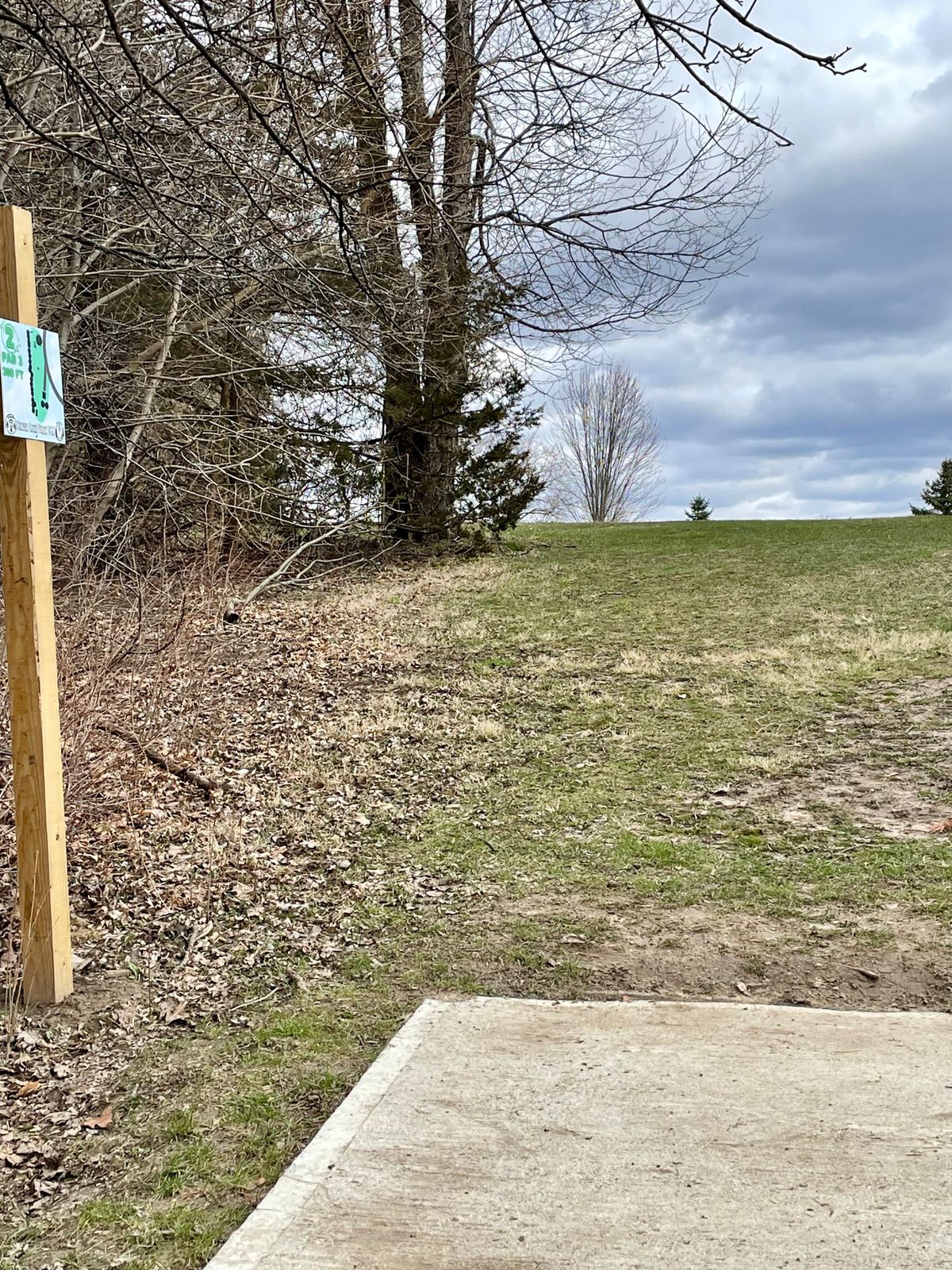 Hole 2 fairway