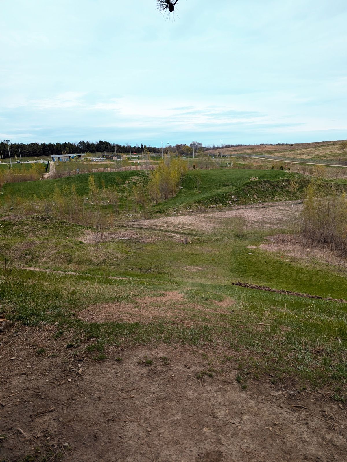 Hole 14 is very muddy and slippery at the bottom of the hill currently.