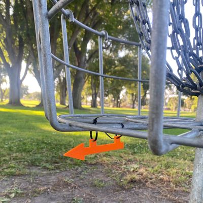New arrows installed 6/23 to help navigate new players to the next tee pad