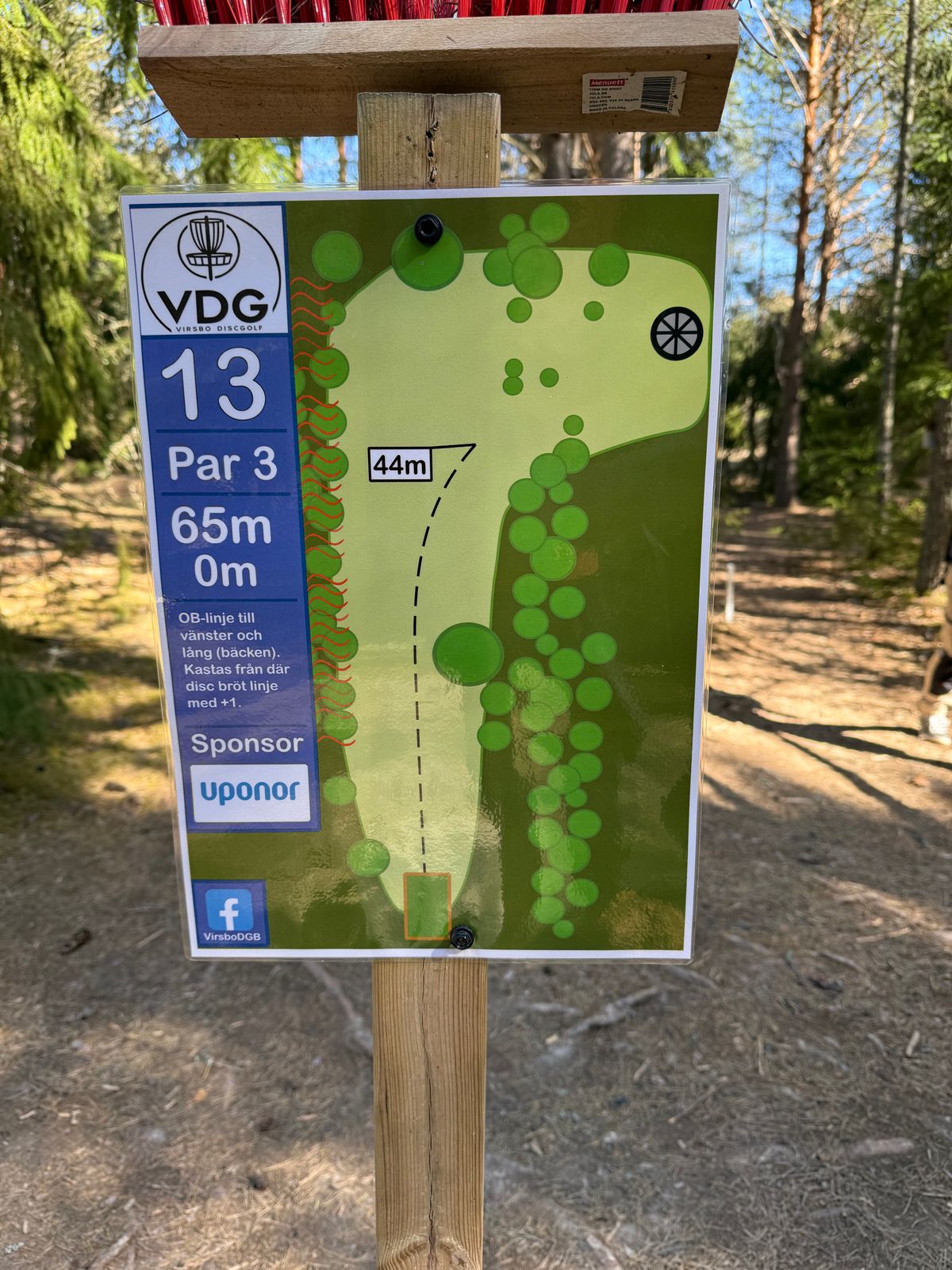Hål 13 - Par 3 - 65m
