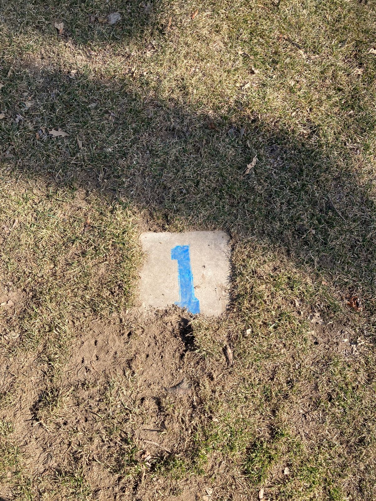 12”x12” tee marker