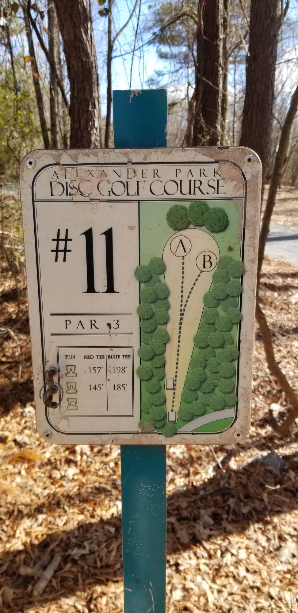 Hole 11 Sign