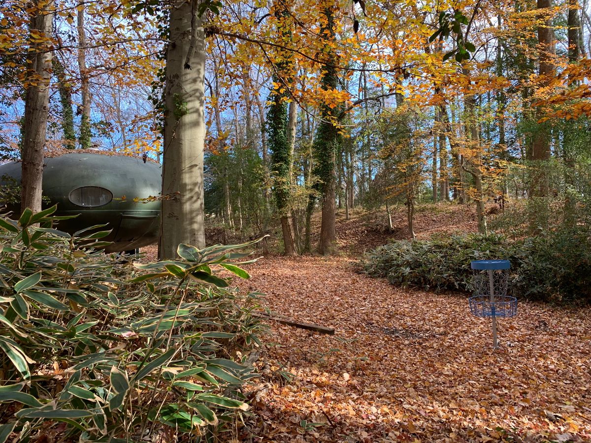Hole 4 beyond the UFO