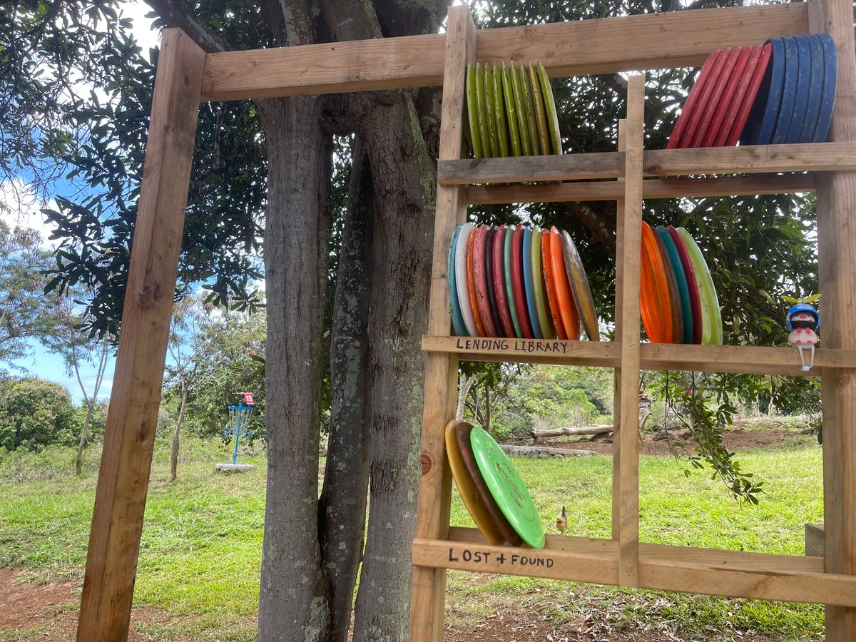 The lending library is a nice touch