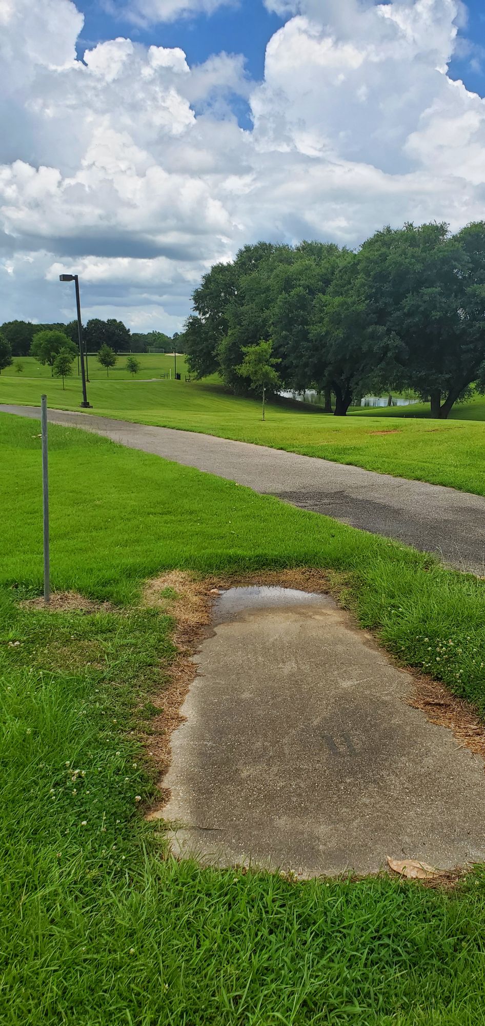 Tee #11, no sign