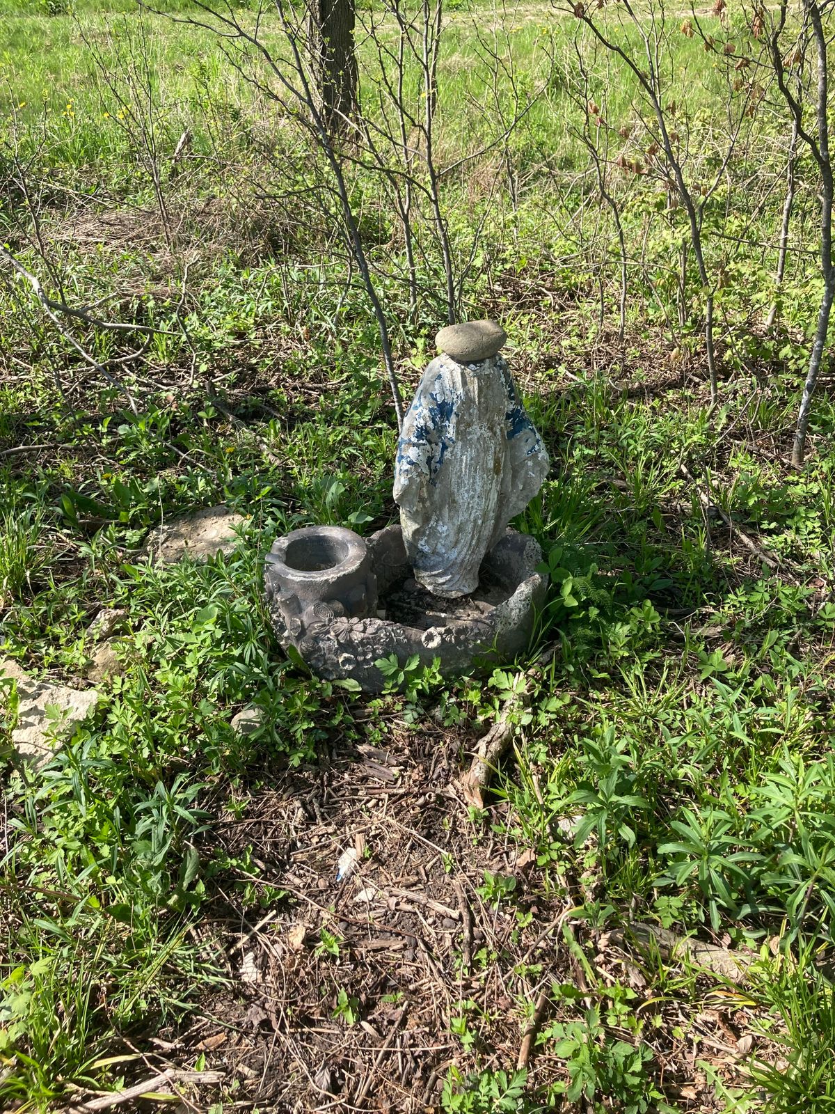 Neat statue we came across.