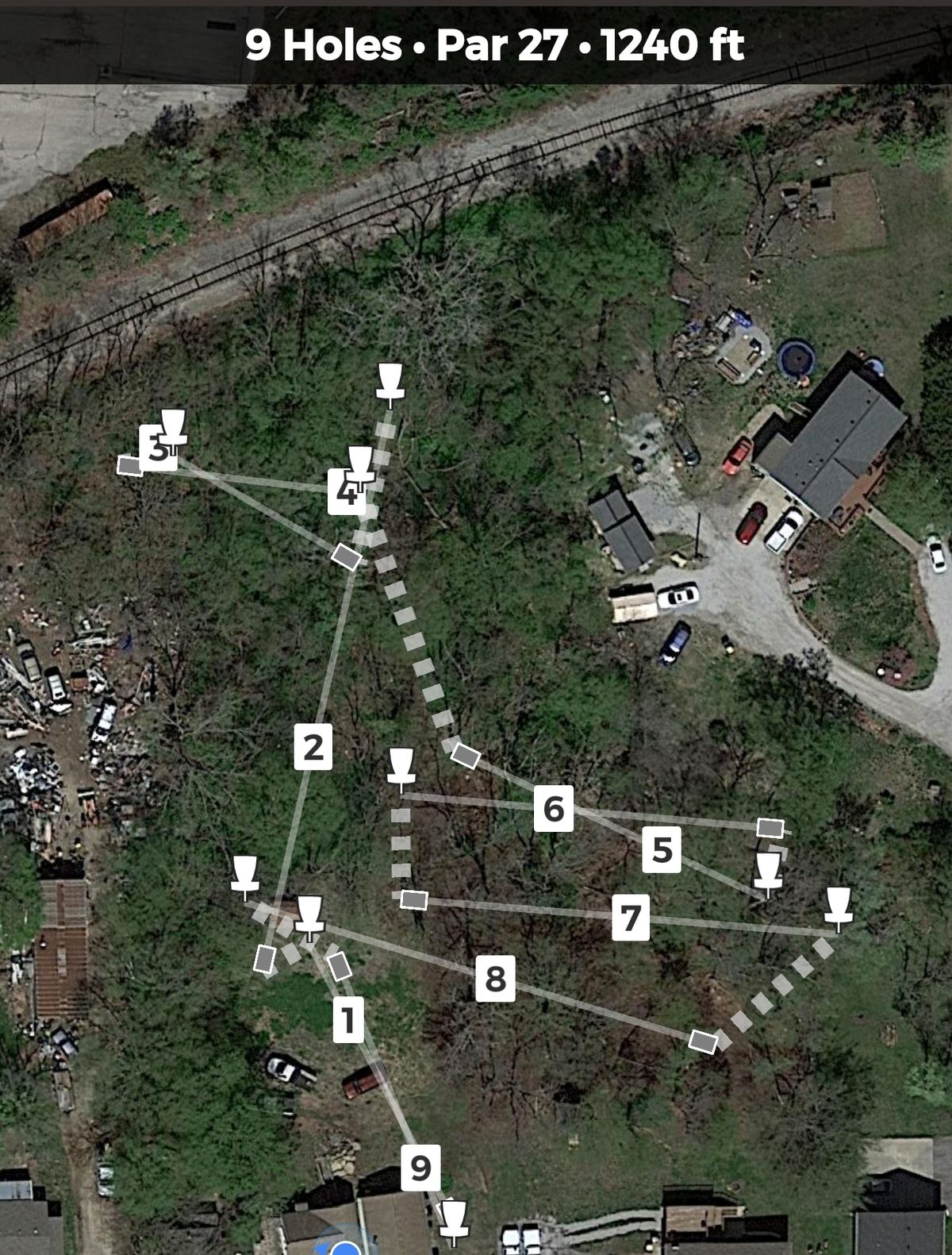 9 hole course