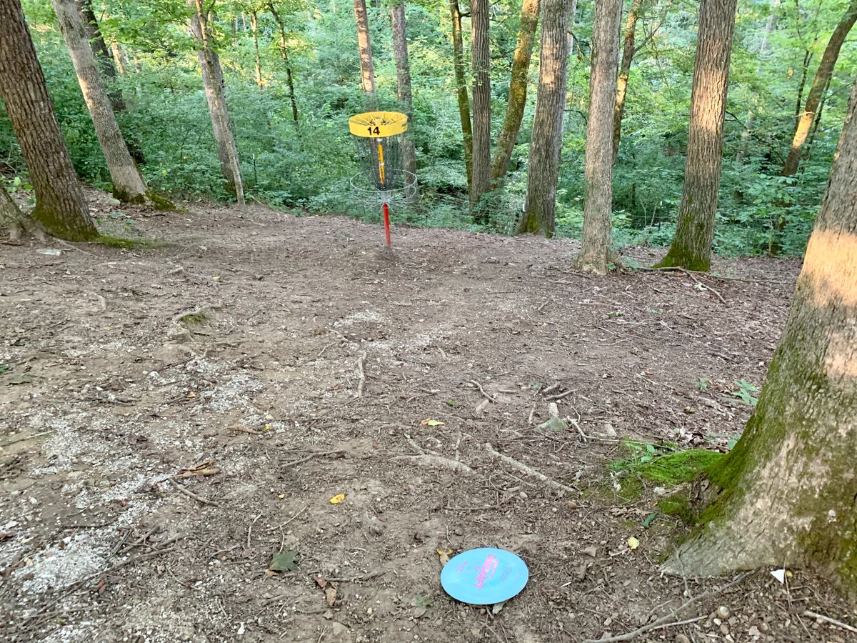 Approach to 14; major drop off beyond basket