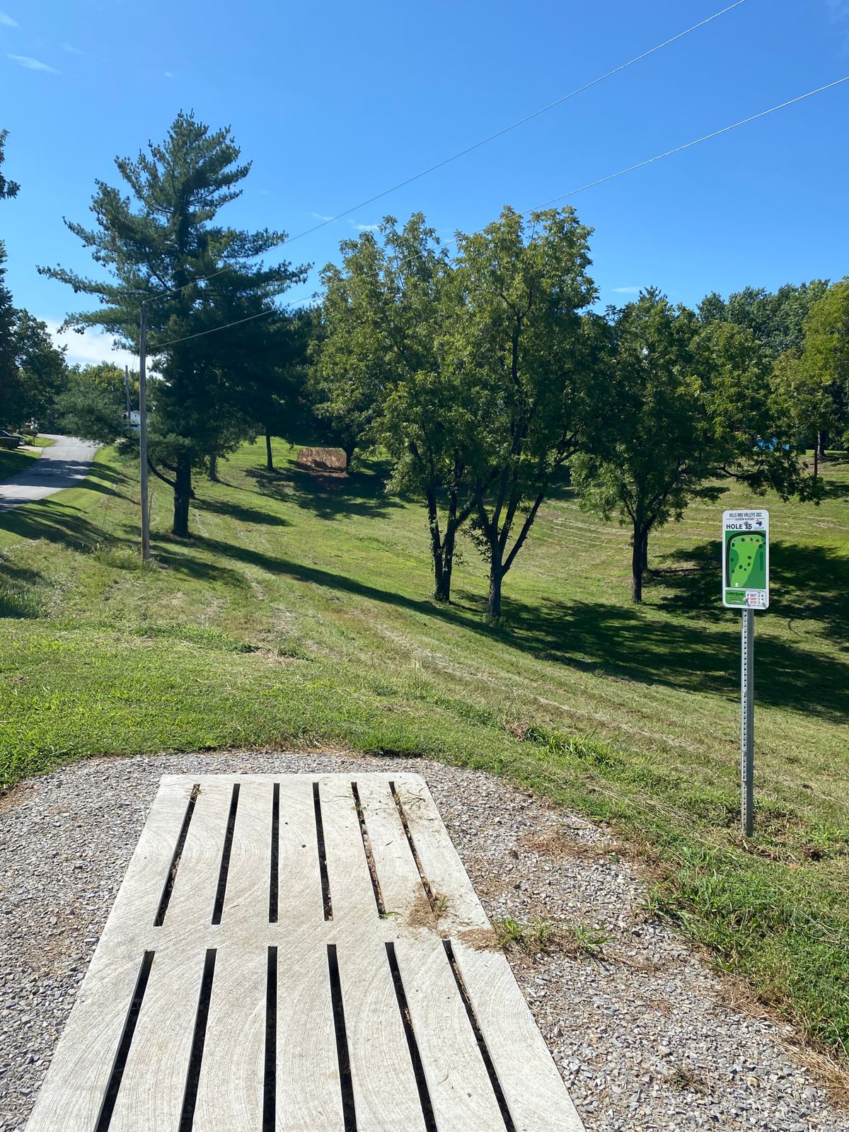 Hole 15 tee pad