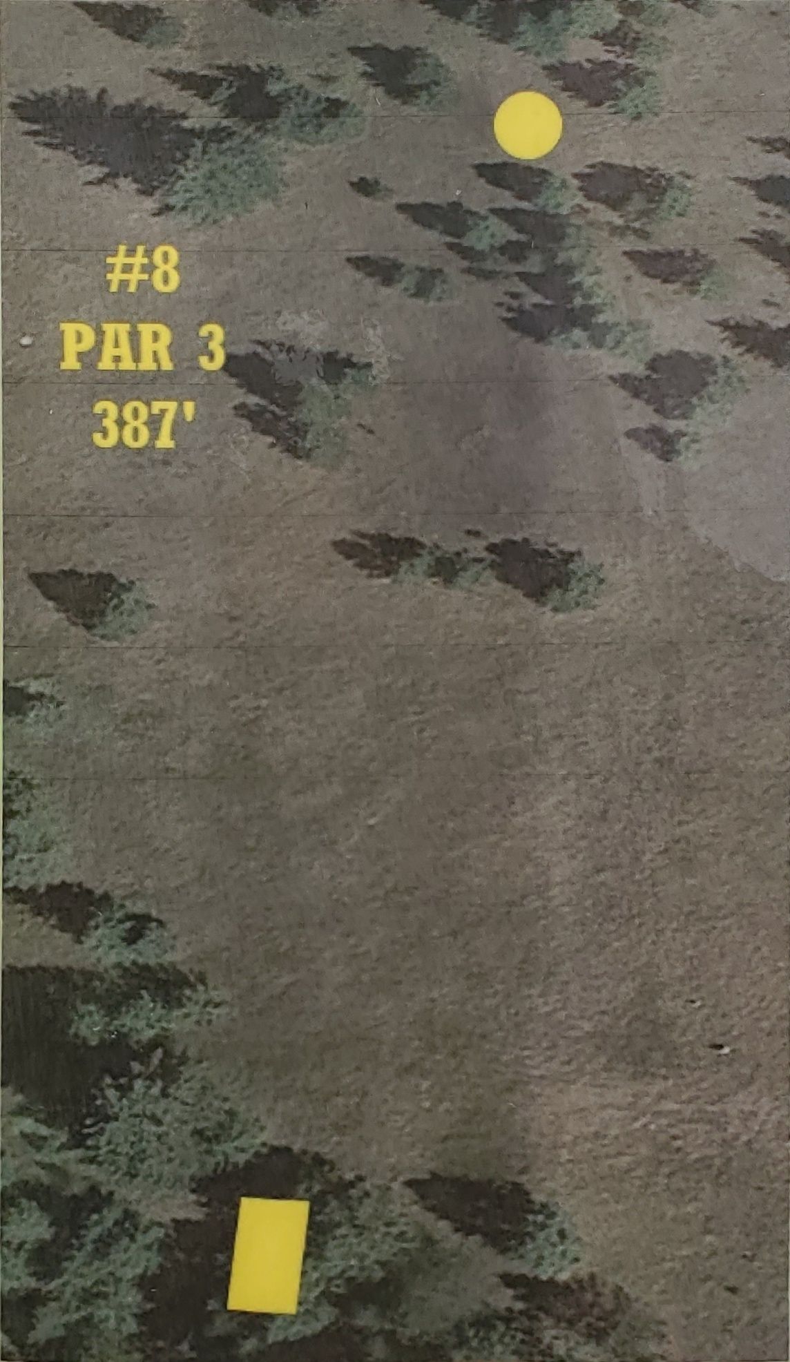Tee sign hole 8