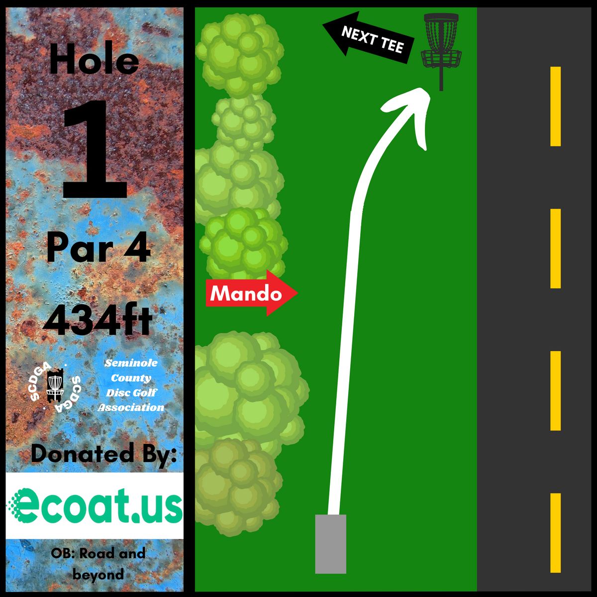 Hole 1 Teesign