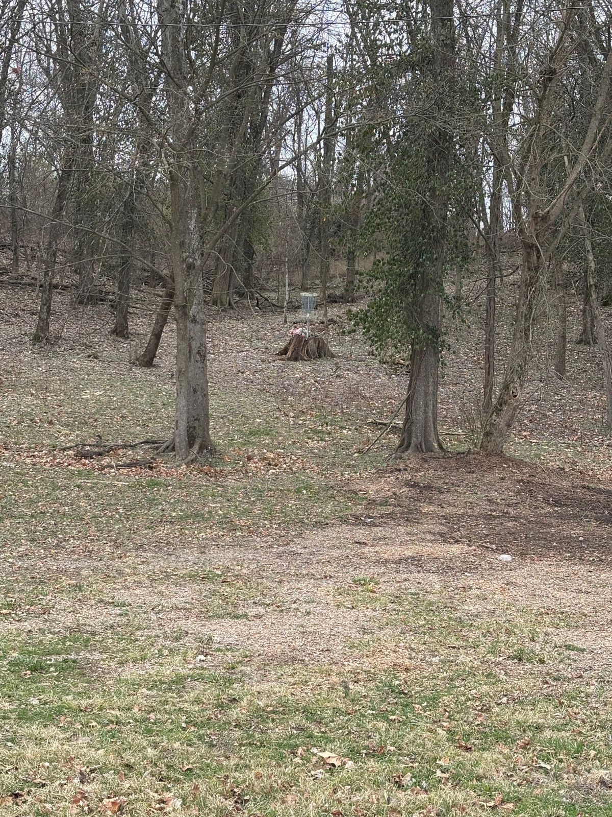 Hole up the hill from 1