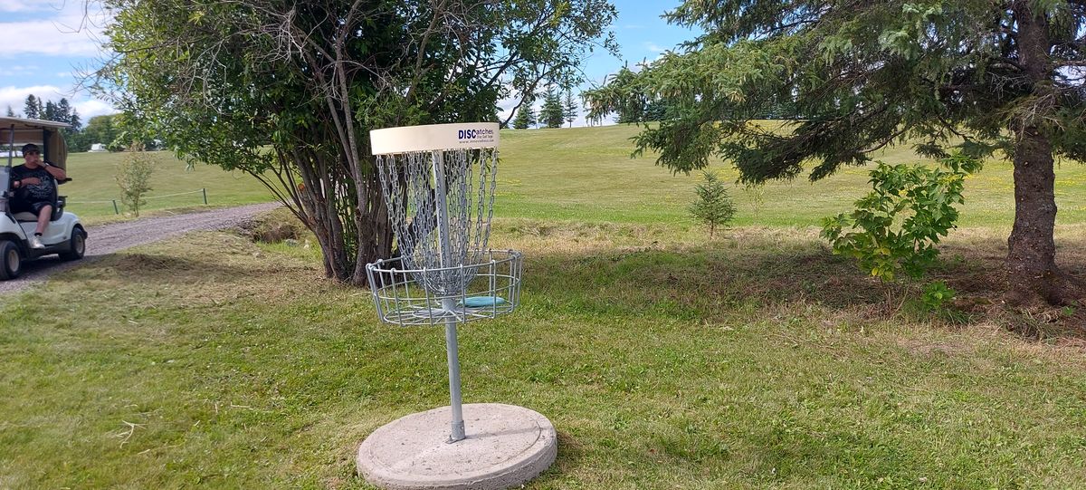 Great potential Disc Golf course needs tee signs and arrows pointing to next basket.