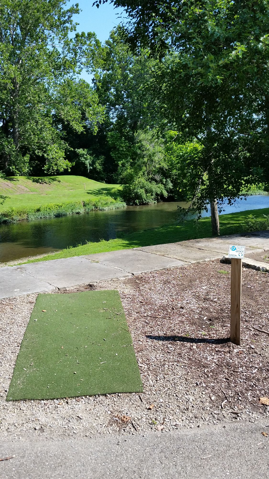 Hole 17. You guessed it, across the river.