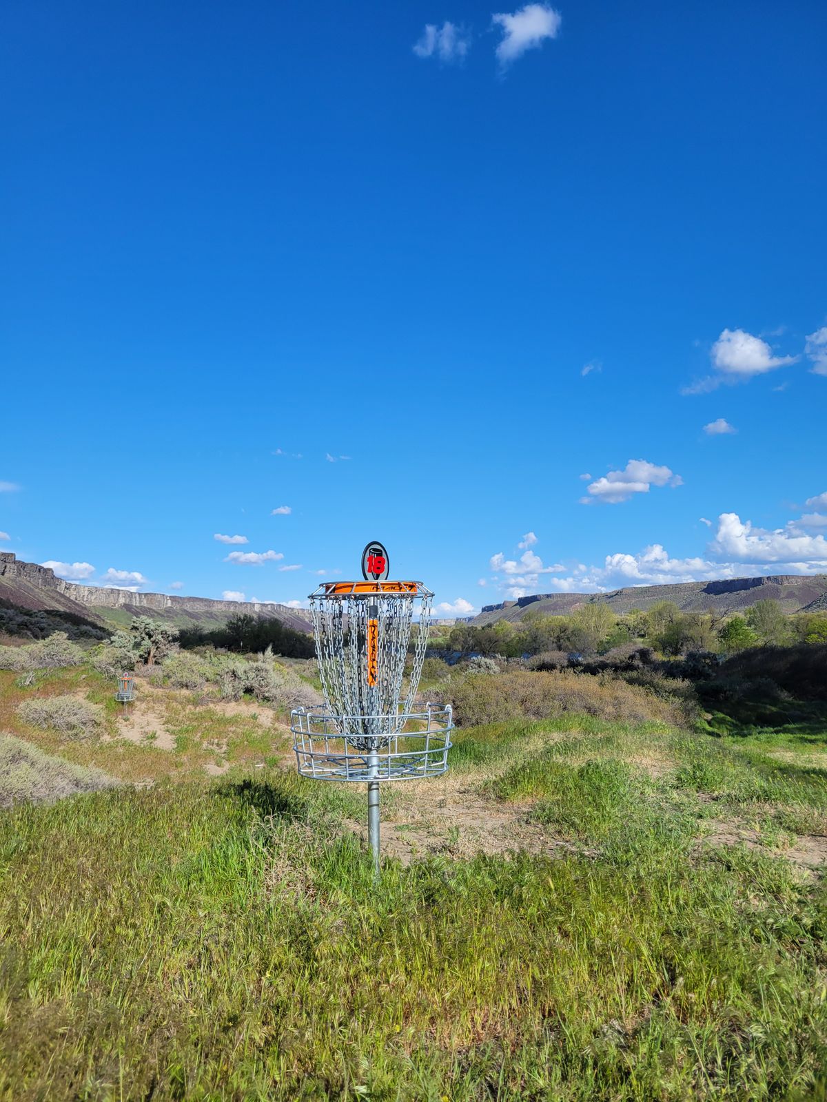 Hole 18 basket C position