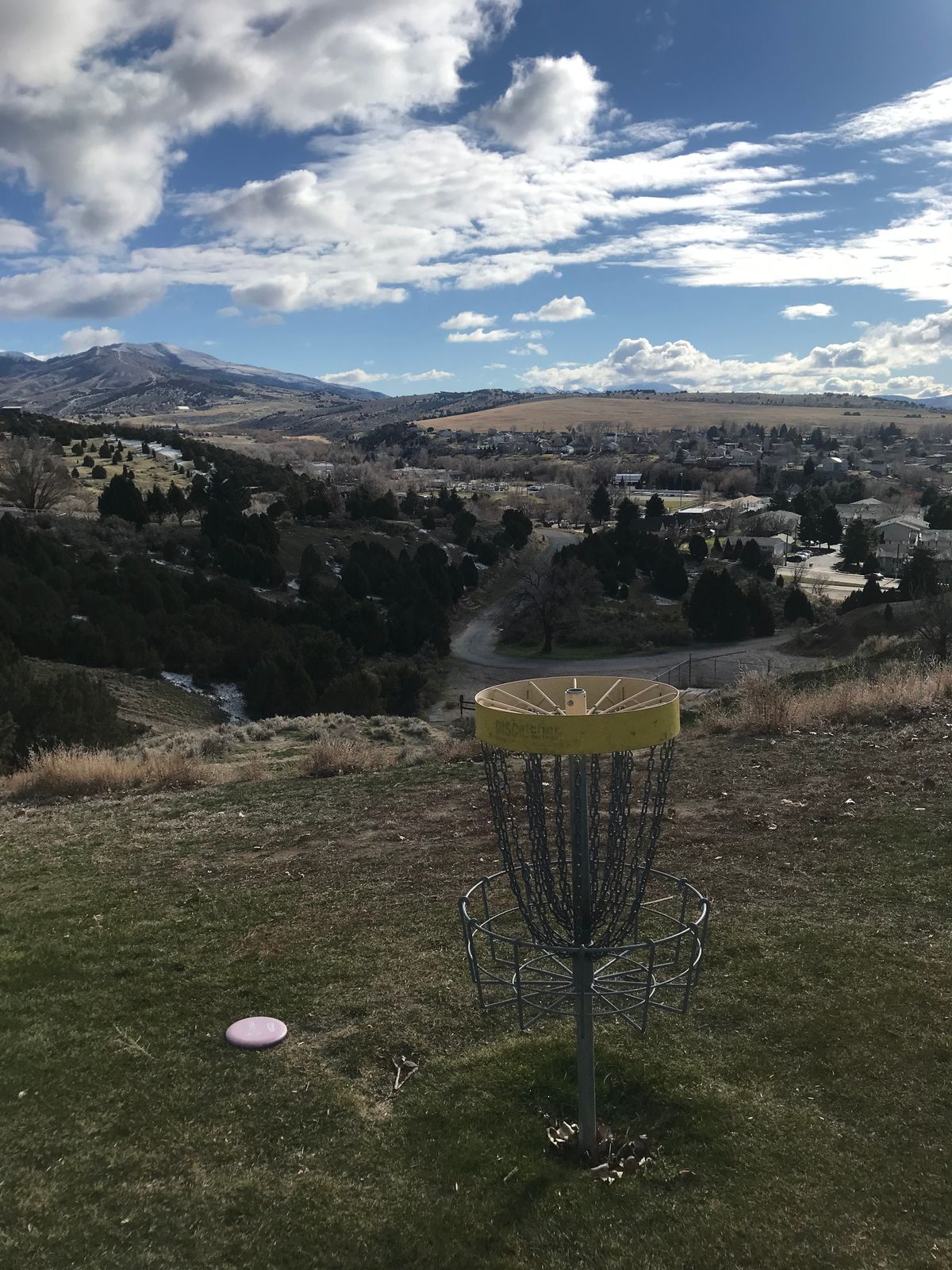 Hole 1 from above