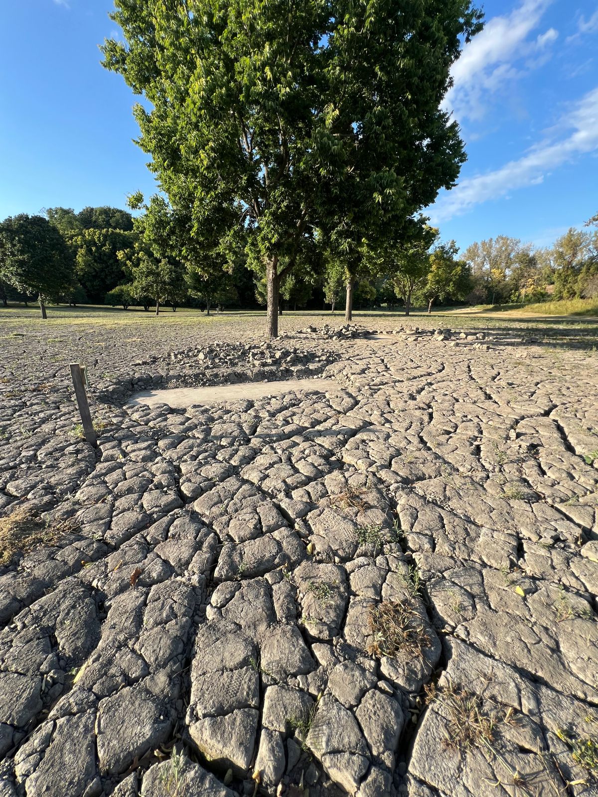 Hole 9 is like no other landscape
