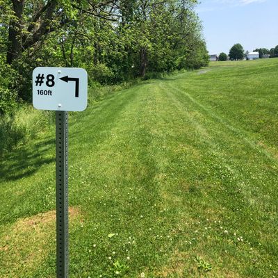 Blind dogleg left