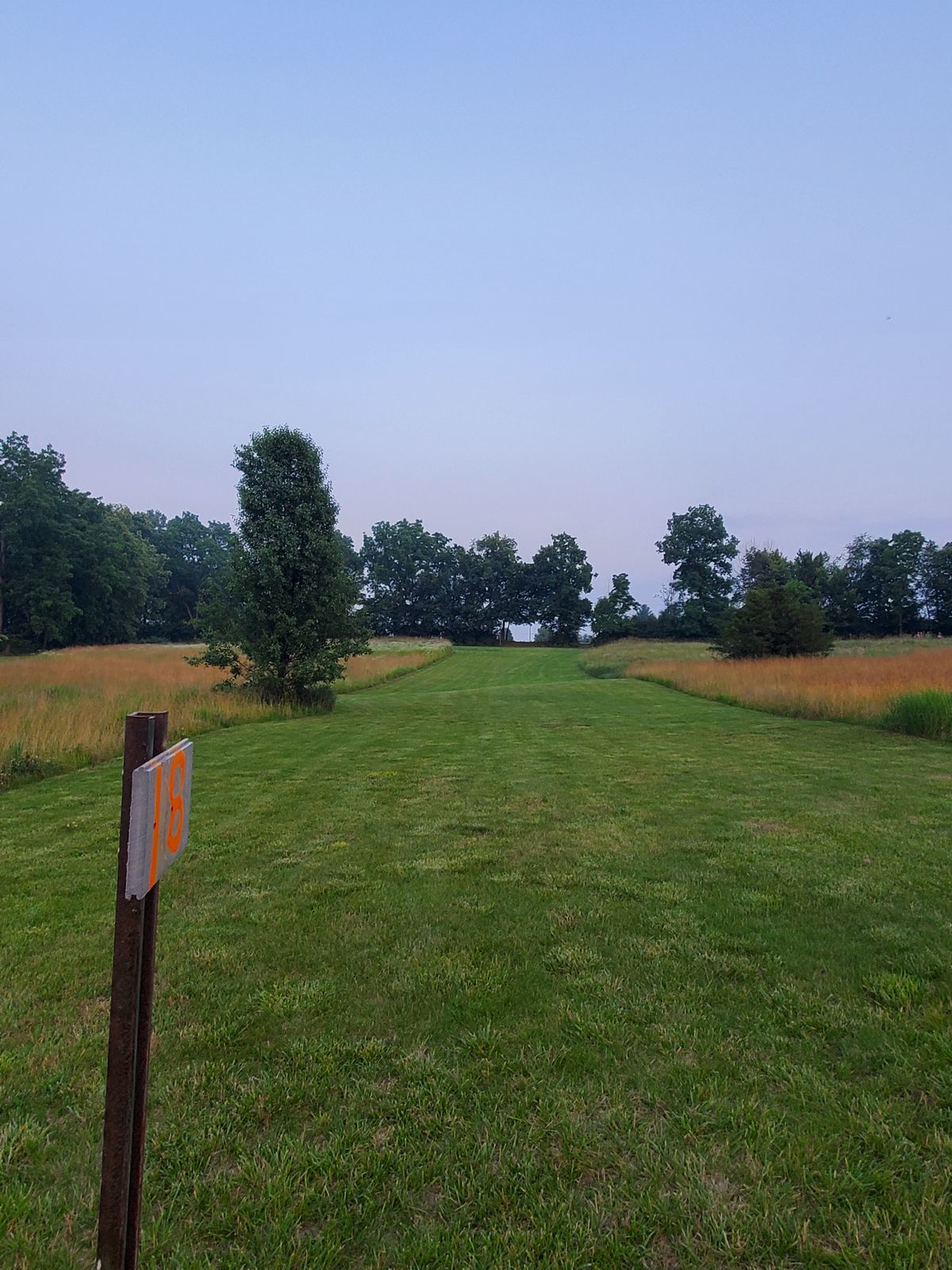 Hole 18 fairway