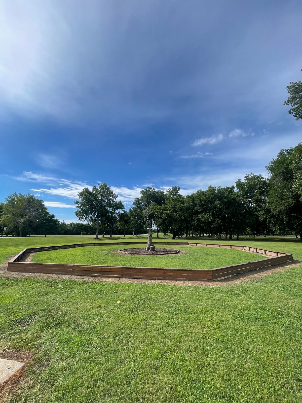 Hole 17 basket