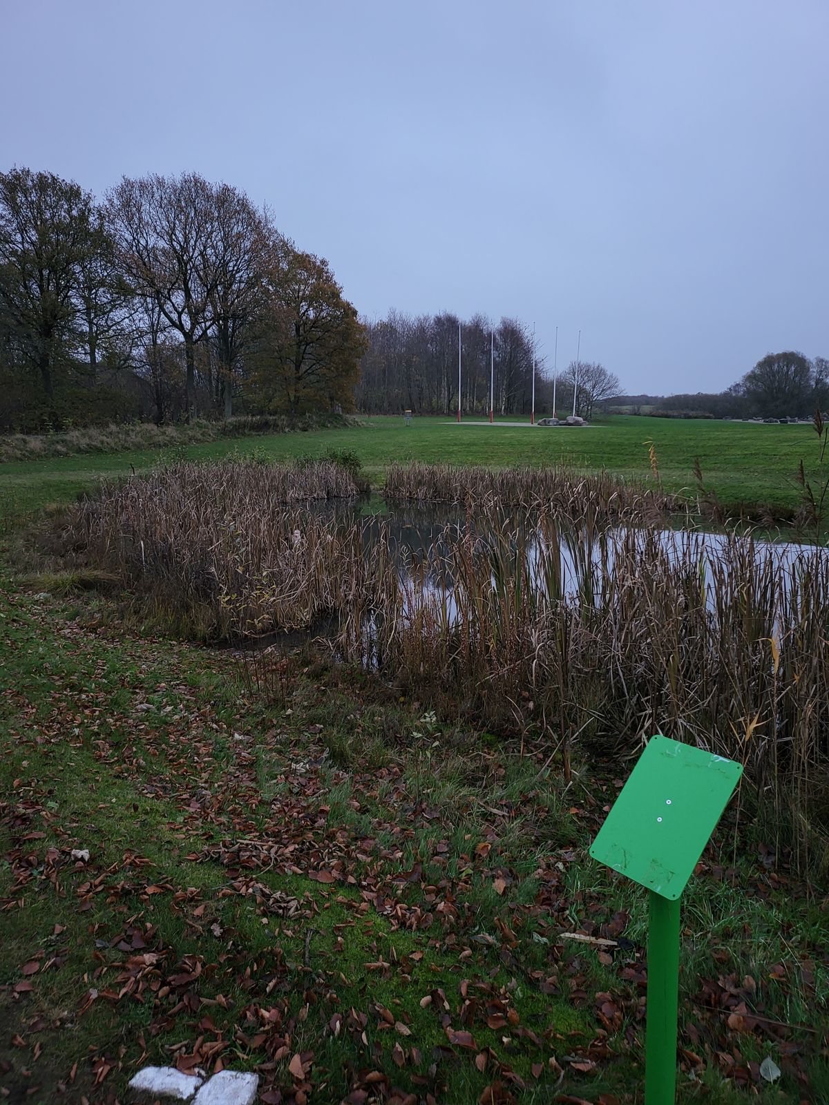 Over søen ved hul 16 (hvid)