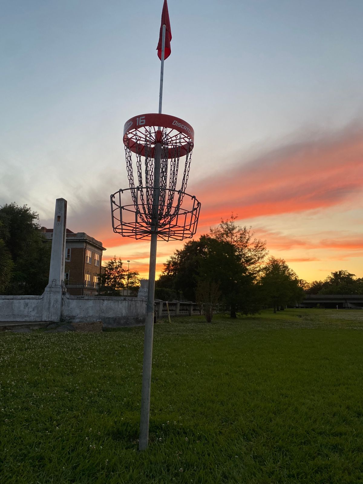 Beautiful sunset on Hole 16