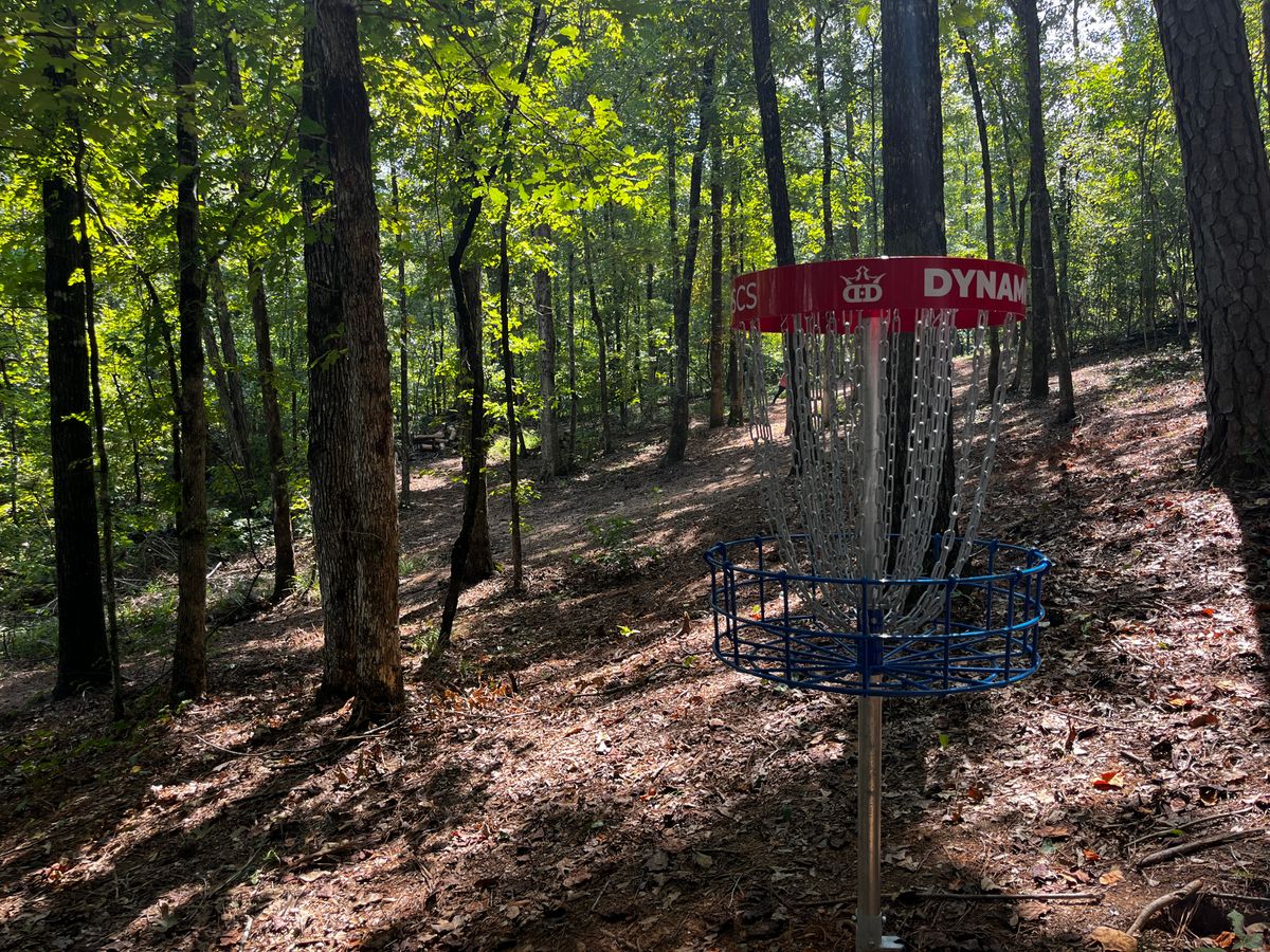 Hole 18 basket