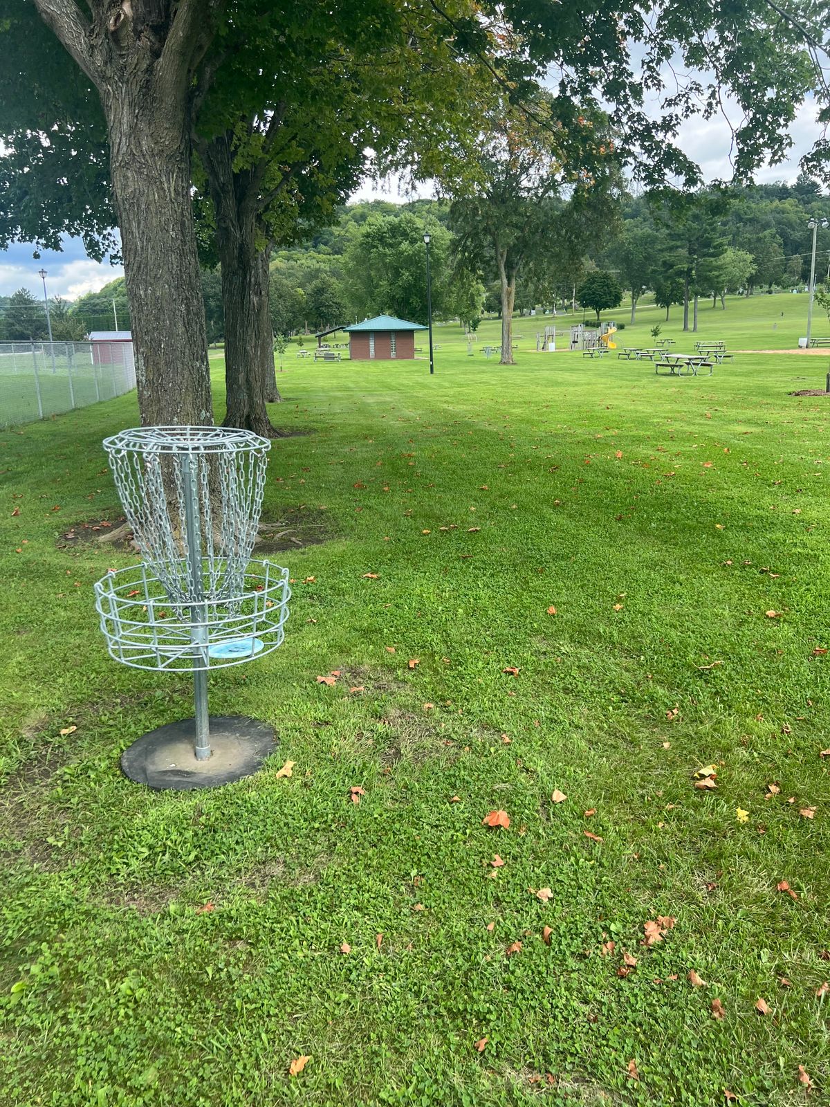 Hole 1 basket