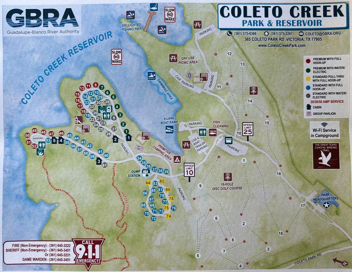 Park & DGC Map from the office - March ‘25
