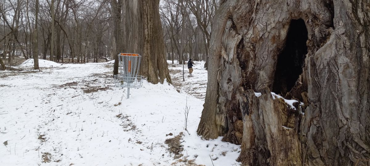 Hole four green.