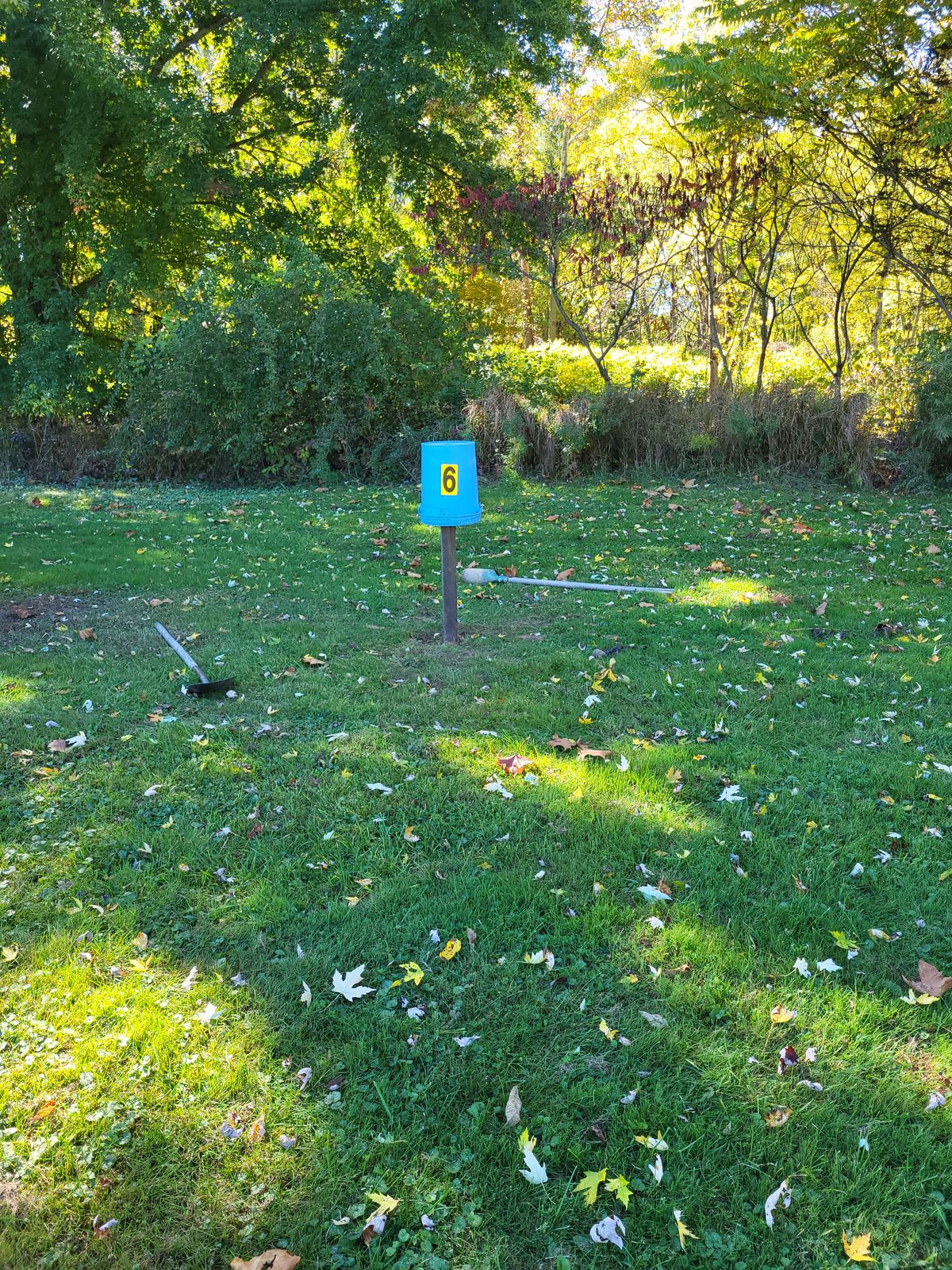Hole 6 target