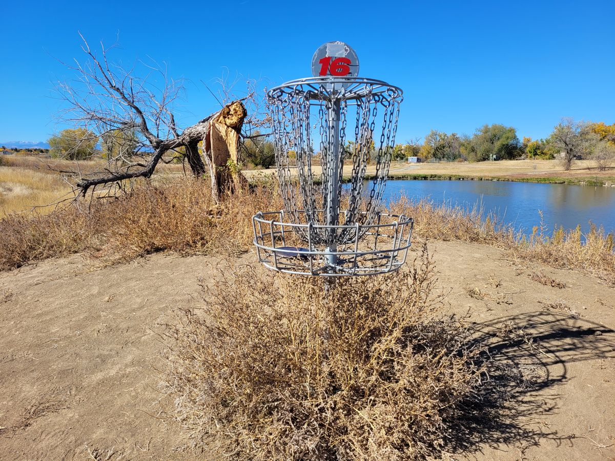 Basket 16, the spookiest hole on the course.