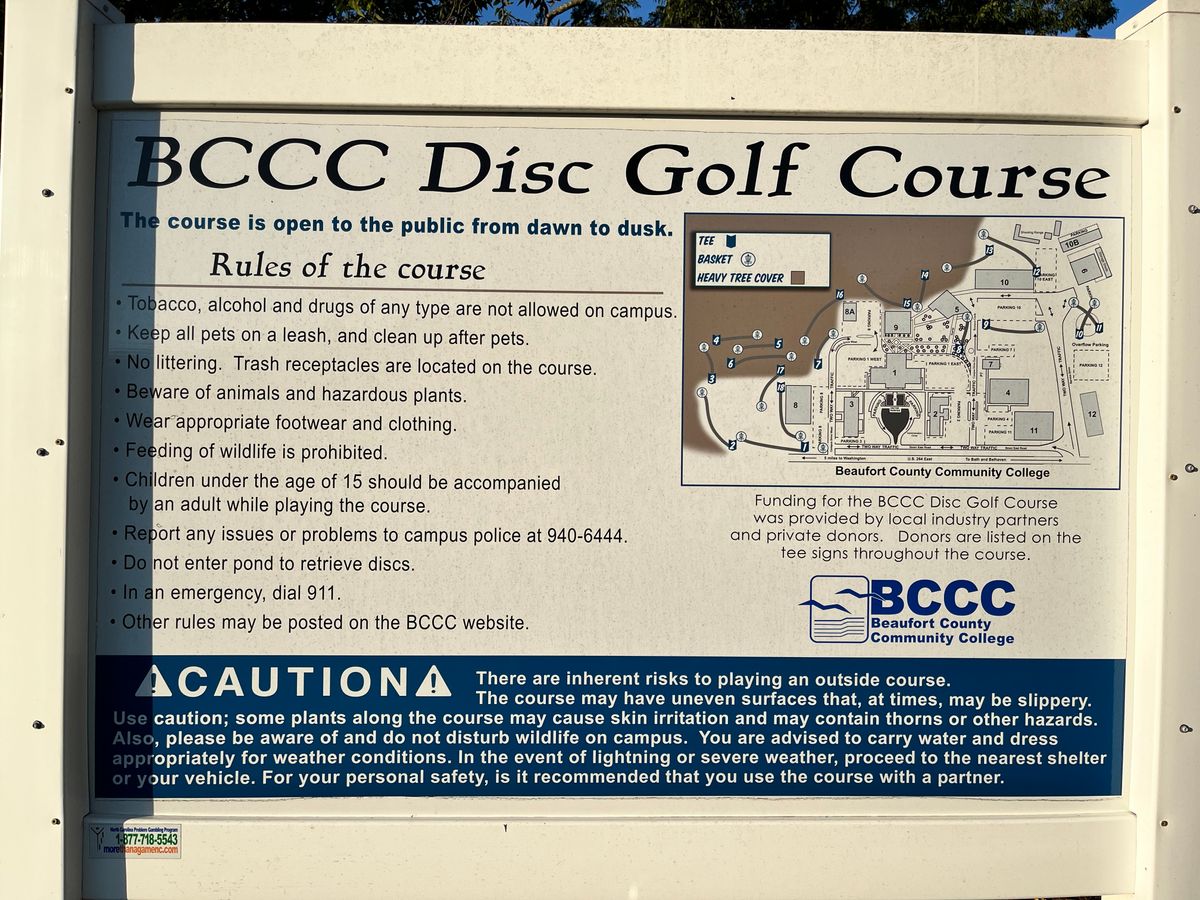 Map of the course.
