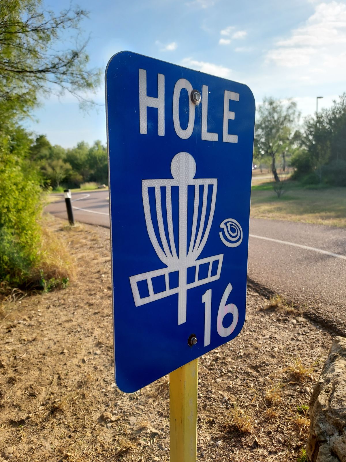 Hole 16 tee sign