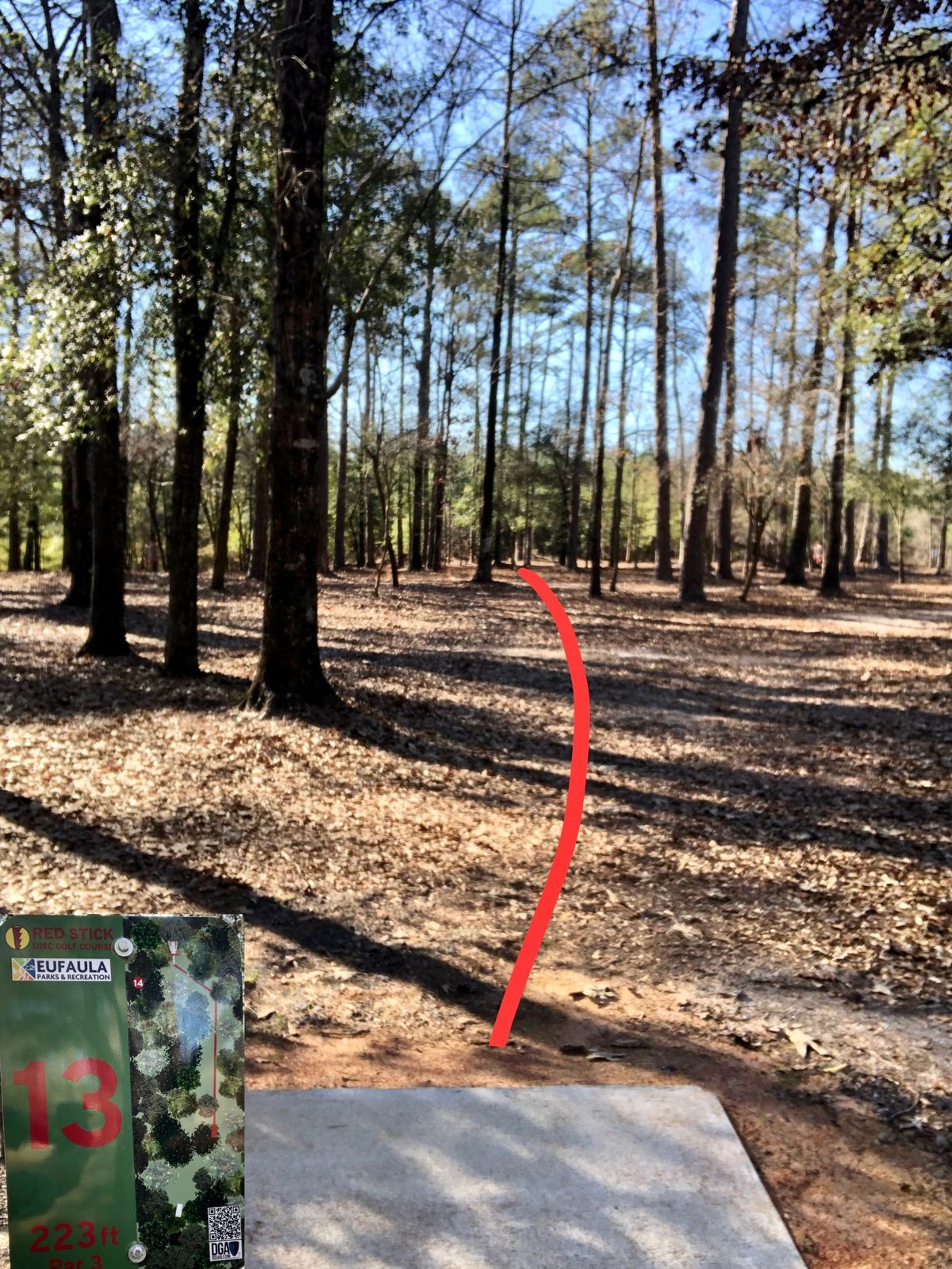 Hole 13 | SHORT pad